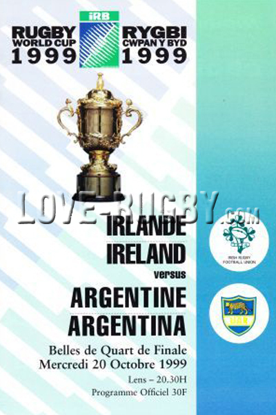 Argentina Ireland 1999 memorabilia