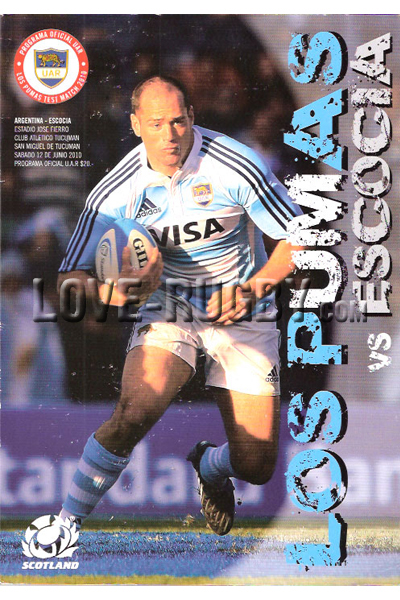 Argentina Scotland 2010 memorabilia