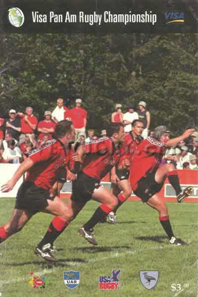 2001 Canada v USA  Rugby Programme