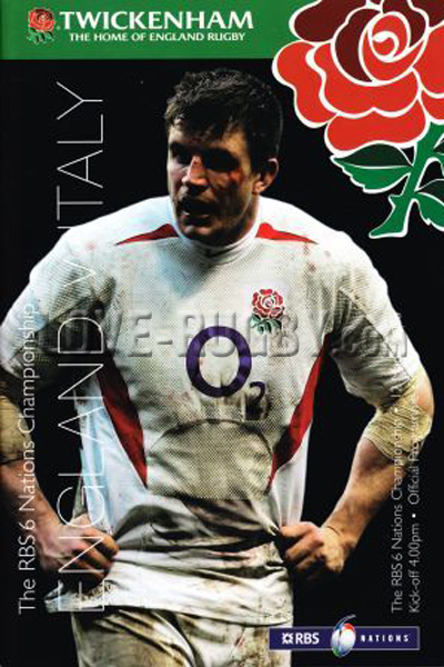 2005 England v Italy  Rugby Programme