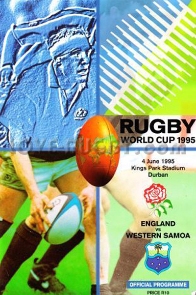 England Samoa 1995 memorabilia