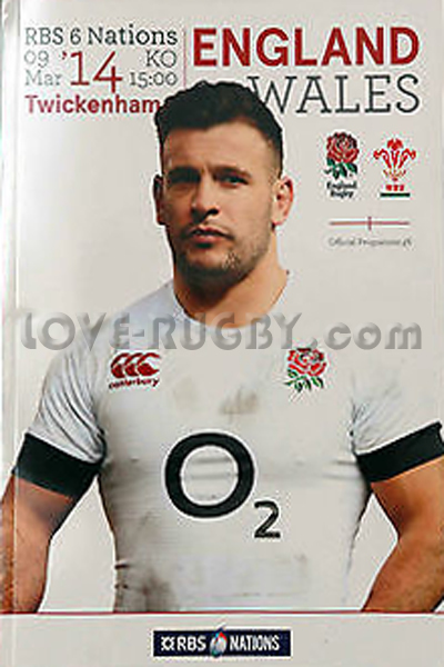 2014 England v Wales  Rugby Programme