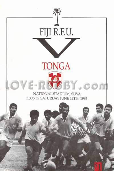 1993 Fiji v Tonga  Rugby Programme