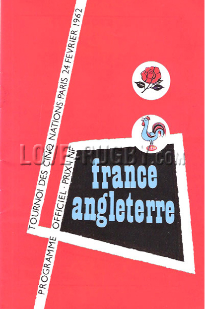 France England 1962 memorabilia