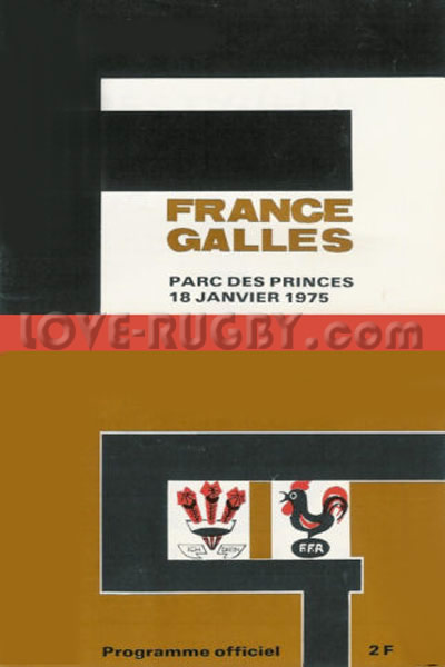 France Wales 1975 memorabilia