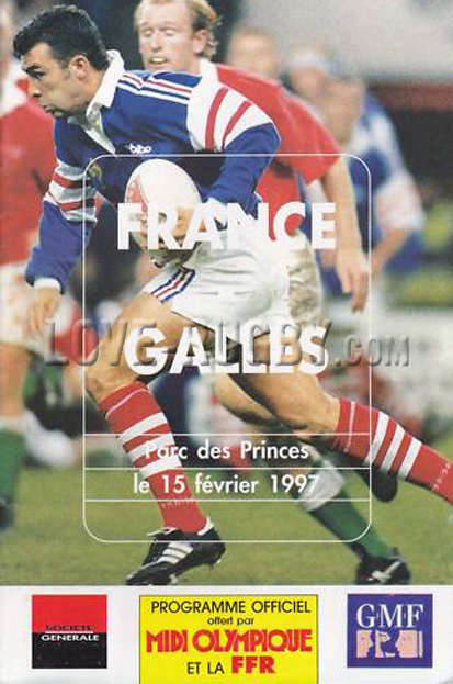 France Wales 1997 memorabilia