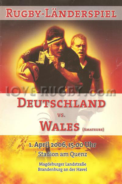 Germany Wales 2006 memorabilia