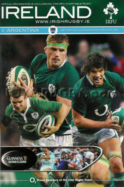 Ireland Argentina 2010 memorabilia