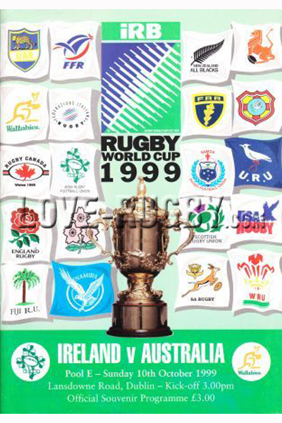 Ireland Australia 1999 memorabilia