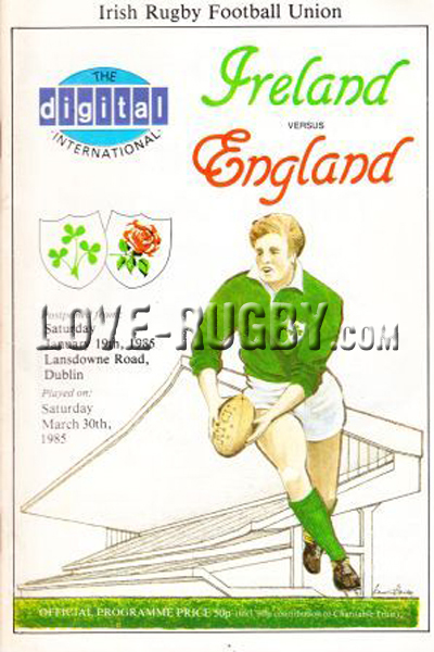 Ireland England 1985 memorabilia