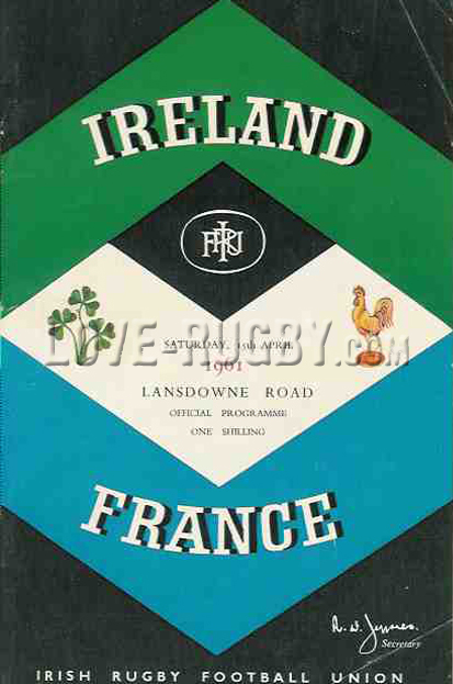 Ireland France 1961 memorabilia