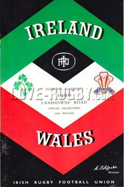 Ireland Wales 1966 memorabilia