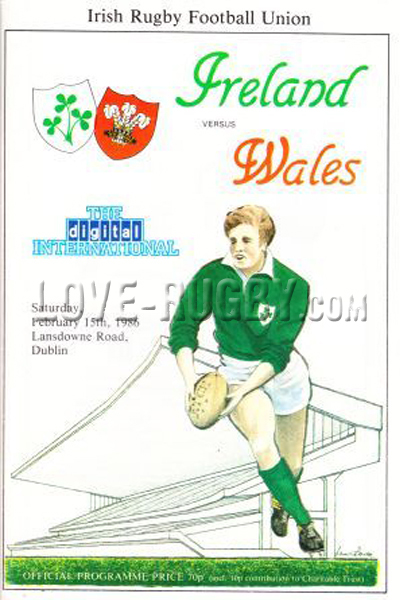 Ireland Wales 1986 memorabilia