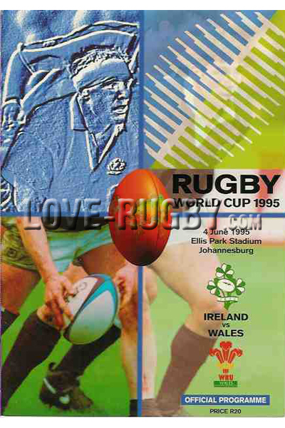 1995 Ireland v Wales  Rugby Programme