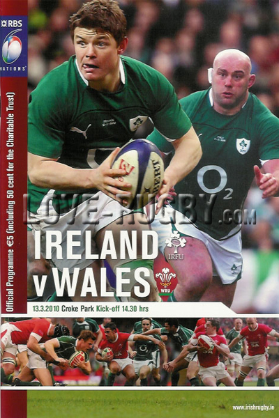 Ireland Wales 2010 memorabilia