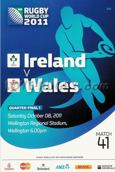 2011 Ireland v Wales  Rugby Programme