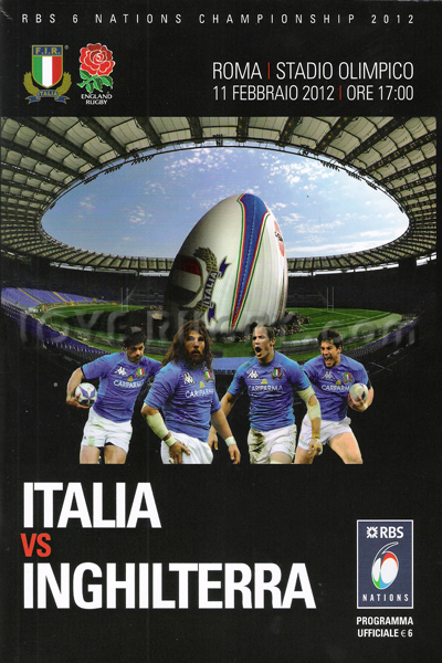 Italy England 2012 memorabilia