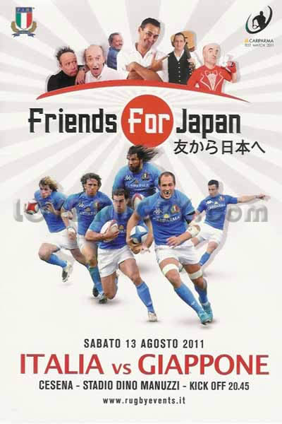2011 Italy v Japan  Rugby Programme