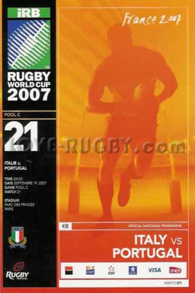 Italy Portugal 2007 memorabilia