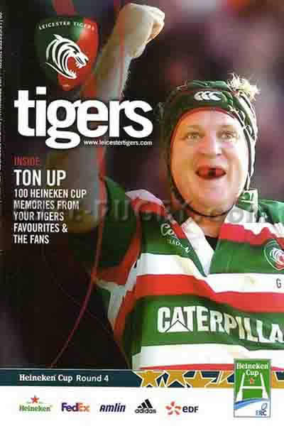 2010 Leicester v Perpignan  Rugby Programme