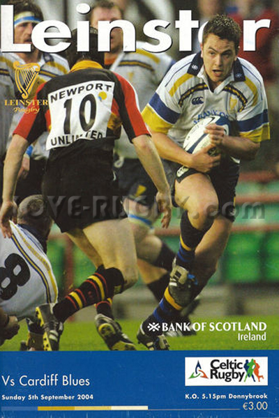 2004 Leinster v Cardiff  Rugby Programme