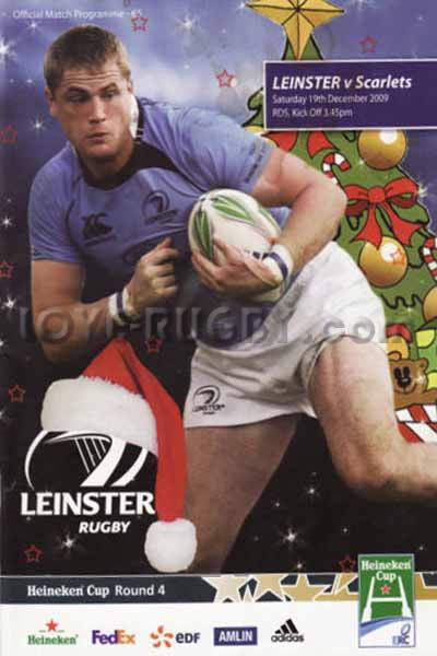 2009 Leinster v Llanelli  Rugby Programme