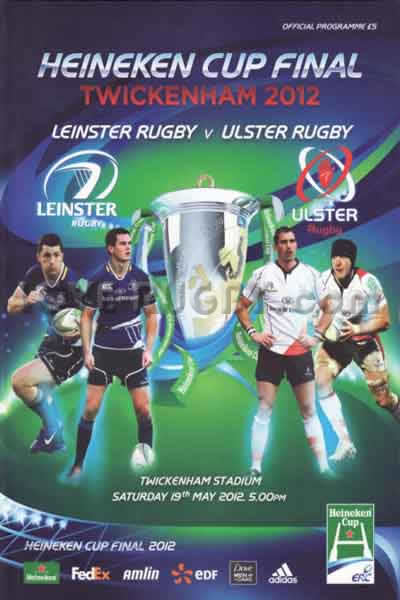2012 Leinster v Ulster  Rugby Programme