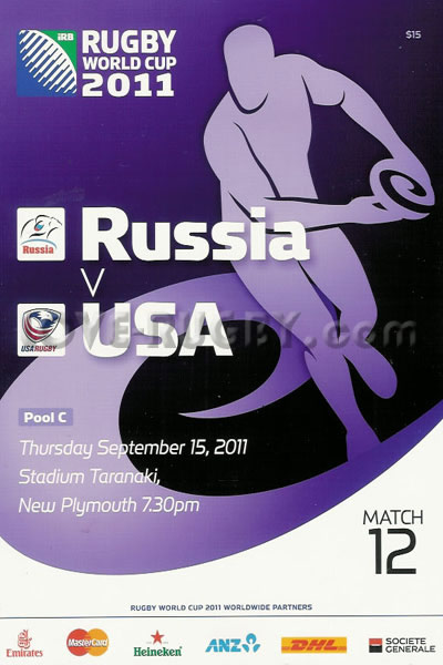 2011 Russia v USA  Rugby Programme