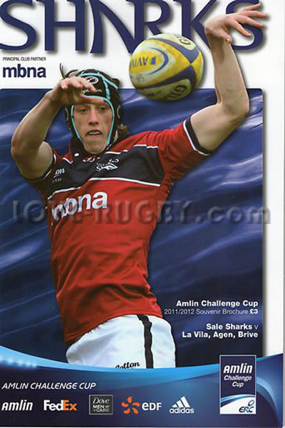 2011 Sale v Agen  Rugby Programme