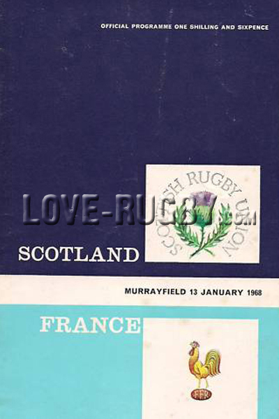 Scotland France 1968 memorabilia