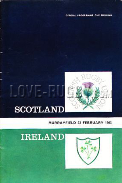 Scotland Ireland 1963 memorabilia