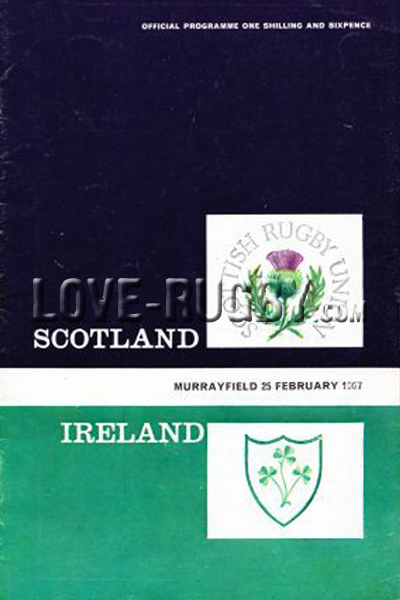 Scotland Ireland 1967 memorabilia