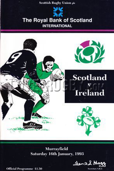 Scotland Ireland 1993 memorabilia