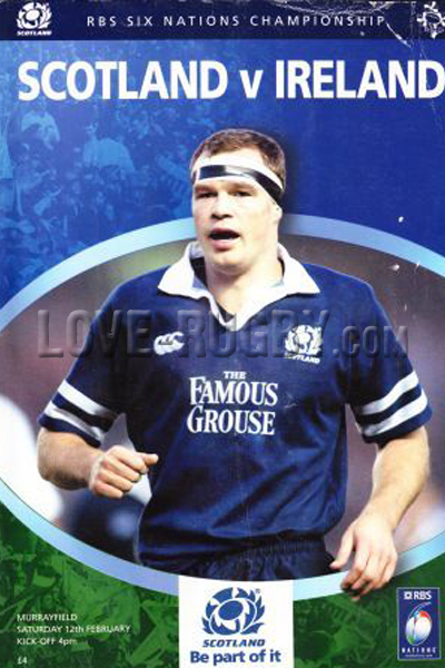 Scotland Ireland 2005 memorabilia