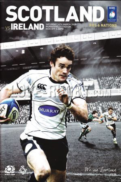 2009 Scotland v Ireland  Rugby Programme