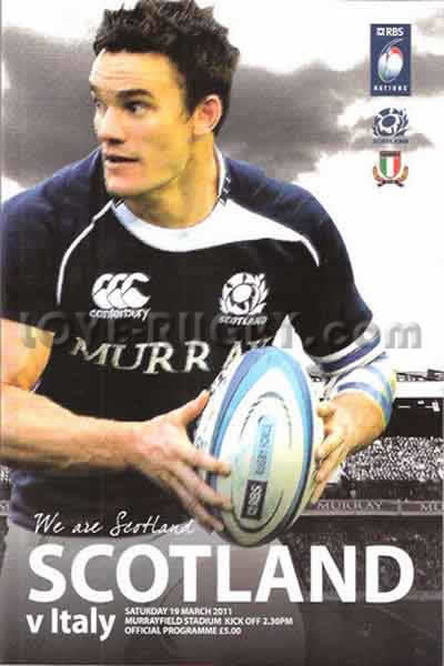 Scotland Italy 2011 memorabilia