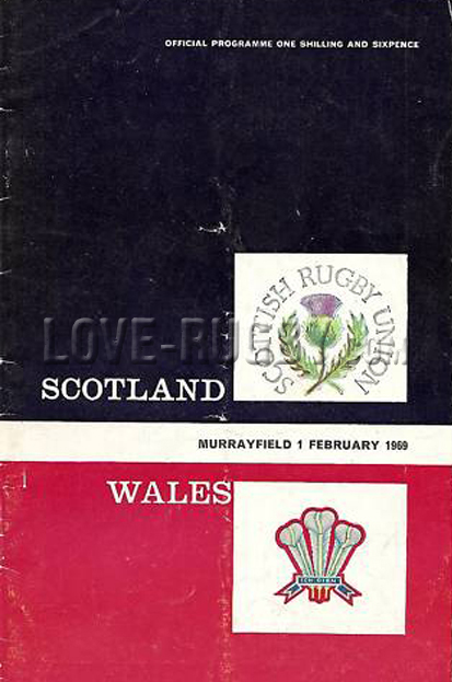 Scotland Wales 1969 memorabilia