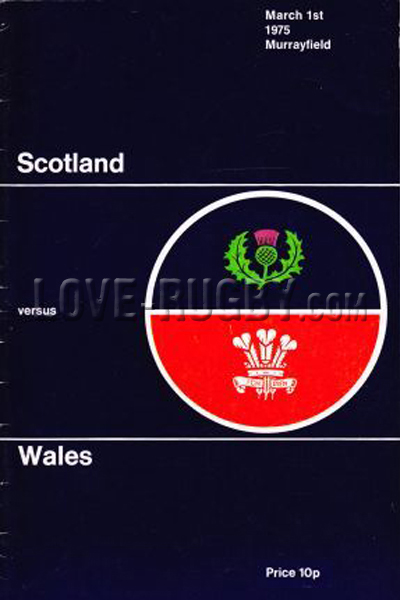 Scotland Wales 1975 memorabilia