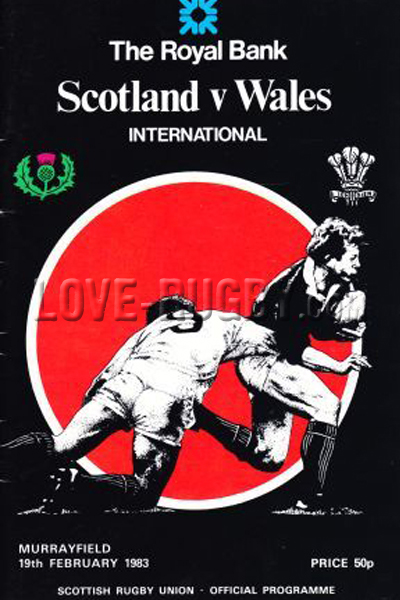 1983 Scotland v Wales  Rugby Programme