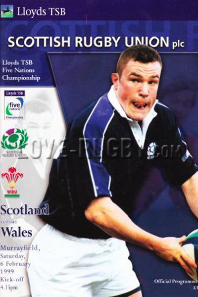 Scotland Wales 1999 memorabilia