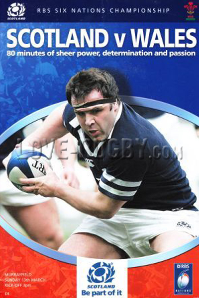 2005 Scotland v Wales  Rugby Programme