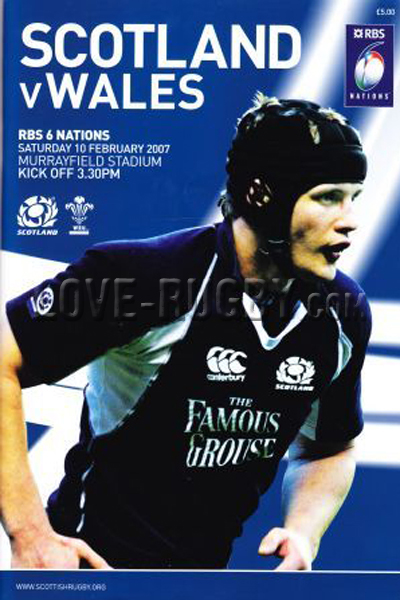 2007 Scotland v Wales  Rugby Programme