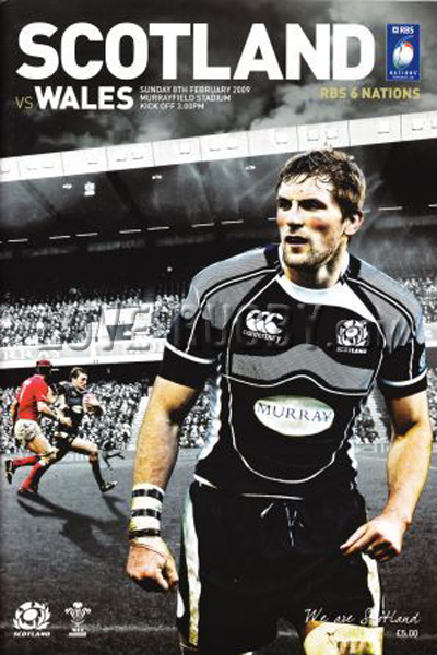 2009 Scotland v Wales  Rugby Programme