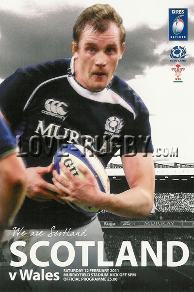 2011 Scotland v Wales  Rugby Programme
