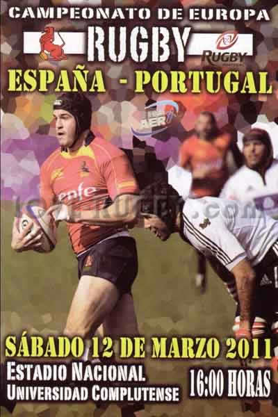 2011 Spain v Portugal  Rugby Programme