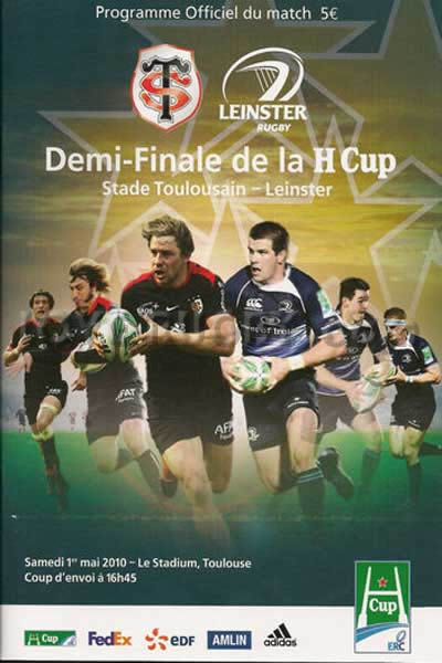 2010 Toulouse v Leinster  Rugby Programme