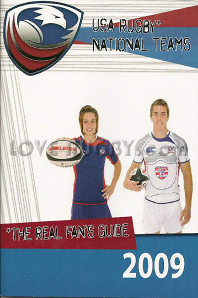 2009 USA v Wales  Rugby Programme