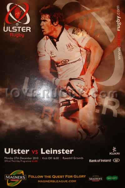 2010 Ulster v Leinster  Rugby Programme
