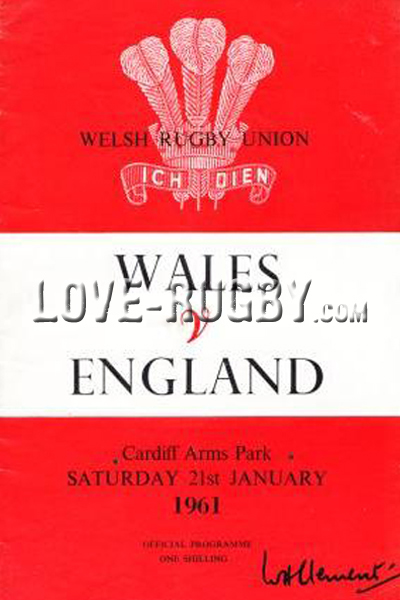 Wales England 1961 memorabilia