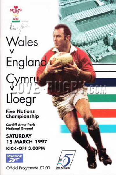 1997 Wales v England  Rugby Programme